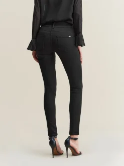 Noir - Jean skinny coupe slim à effet rehausseur