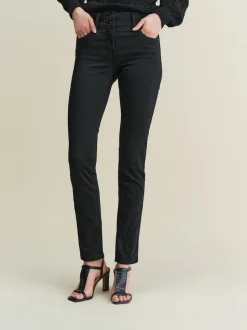 Noir - Jean slim rehaussant et galbant