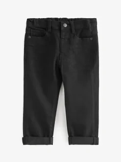 Noir - Jeans extensibles confort (3mths-7yrs)