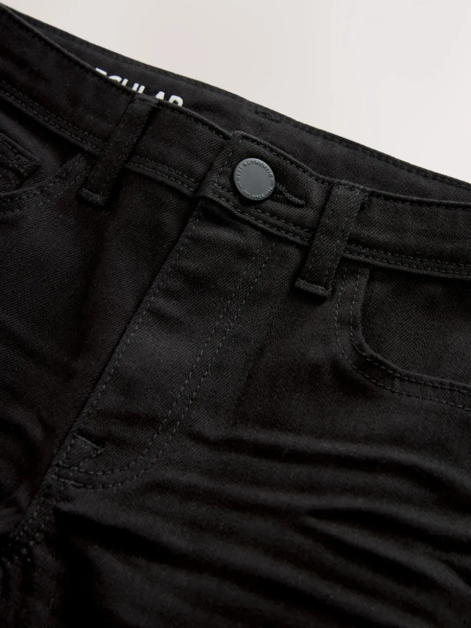 Noir - Jeans extensibles (3-17yrs)