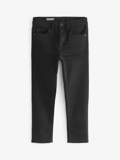 Noir - Jeans extensibles (3-17yrs)