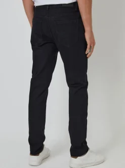 Noir - Jean Threadbare slim stretch
