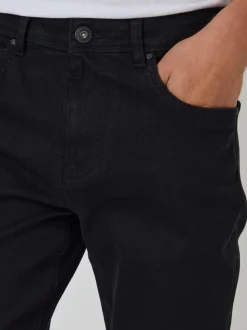 Noir - Jean Threadbare slim stretch