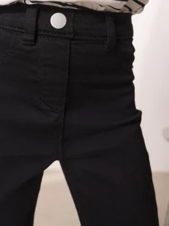 Noir - Jegging extensible (3-16ans)