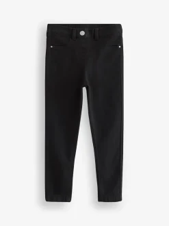 Noir - Jegging extensible (3-16ans)