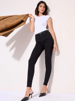Noir - Jeggings taille haute Friends Like These