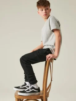 Noir - Jogging riche cargo (3-16ans)