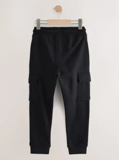 Noir - Jogging riche cargo (3-16ans)