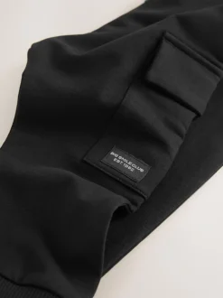 Noir - Jogging utilitaire skinny (3mois-7ans)