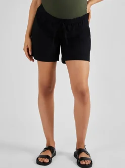 Noir - Jojo Maman Bébé Maternity Lin Blend Short