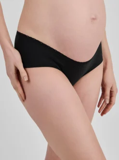 Noir - Jojo Maman Bébé 3{Short de maternité à bordures en dentelle (paquet de 0)