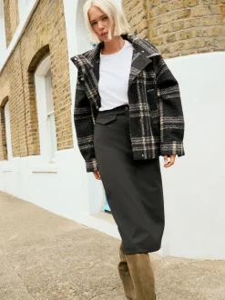 Noir - Jupe Crayon Ponte