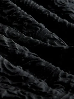 Noir - Jupe mi-longue en jacquard Two Ordinary Volume