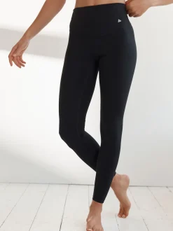 Noir - Legging Sports Dry Tech Tummy Control taille haute