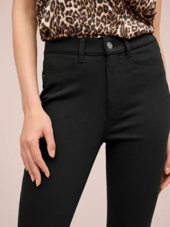 Noir - Leggings Jersey Denim