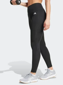 Noir - Leggings longs adidas Optime Essentials à poche stash