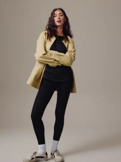 Noir - Leggings pleine longueur