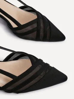 Noir - Linzi talons Milan en maille