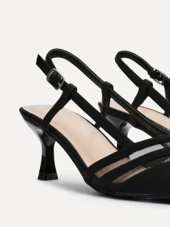 Noir - Linzi talons Milan en maille