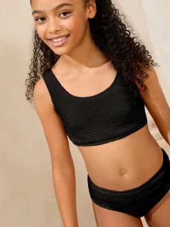 Noir - Lipsy Bikini texturé Col dégagé (5-16ans)