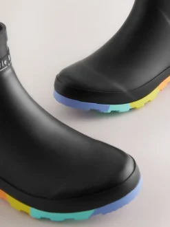 Noir - Little Bird by Jools Oliver Adultes Rainbow Welly Boots