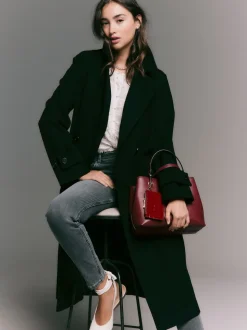 Noir - Long manteau maxi