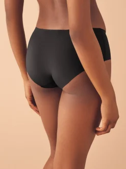 Noir - Lot 3 culottes invisibles et confortables