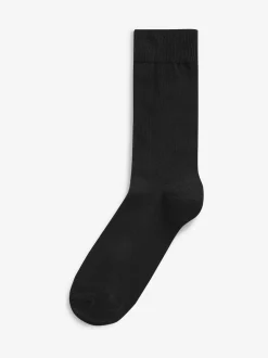 Noir - Lot de 12 - Chaussettes riches en coton pour homme