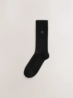 Noir - Lot de 10 - Chaussettes confortables à semelle rembourrée