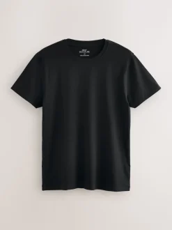 Noir - Lot de 2 - T-shirt confort
