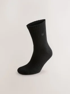 Noir - Lot de 4 chaussettes de sport rembourrées