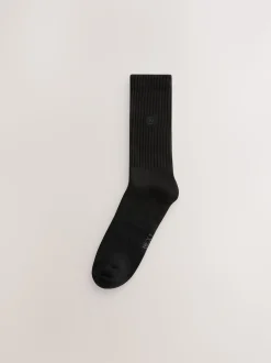 Noir - Lot de 4 chaussettes de sport rembourrées