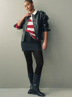 Noir - Lot de 1 collants en maille en laine thermique Blend