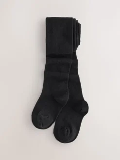 Noir - Lot de 3 collants School riches en coton