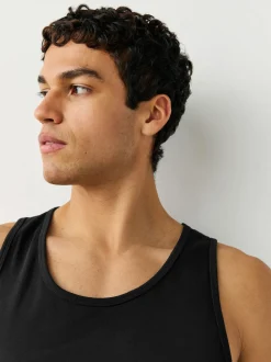 Noir - Lot de 5 gilets à superposer 100% coton