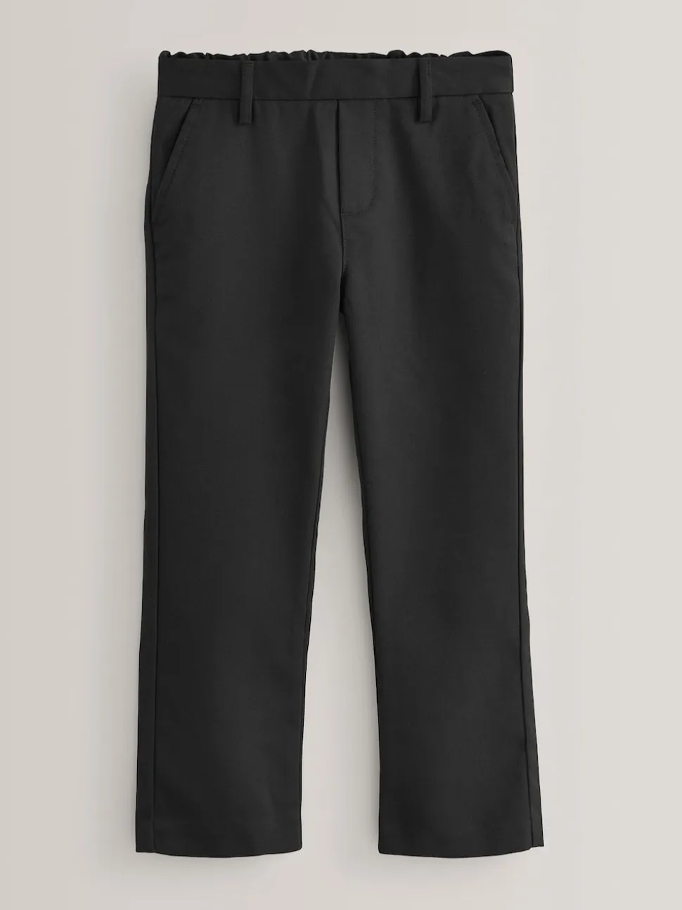 Noir - Lot de 2 pantalons d’école à enfiler coupe standard (3-17ans)