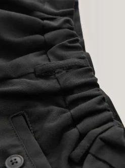 Noir - Lot de 2 pantalons d’école à enfiler coupe standard (3-17ans)