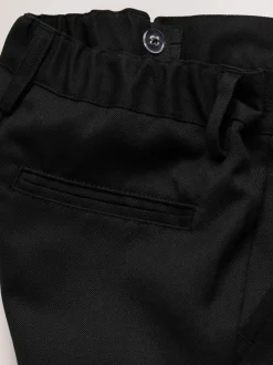 Noir - Lot de 2 Pantalons d’école Coupe standard (3-17ans)