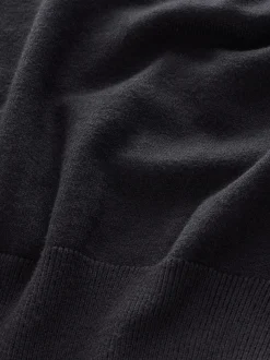 Noir - Lot de 2 pulls à col en V doux au toucher coupe classique