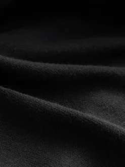 Noir - Lot de 2 pulls col rond doux au toucher coupe classique