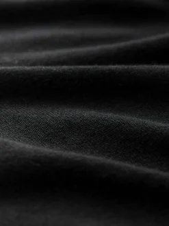 Noir - Lot de 2 pulls riches en coton doux à col en V