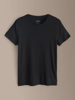 Noir - Lot de 2 t-shirts Signature TENCEL™ Lyocell