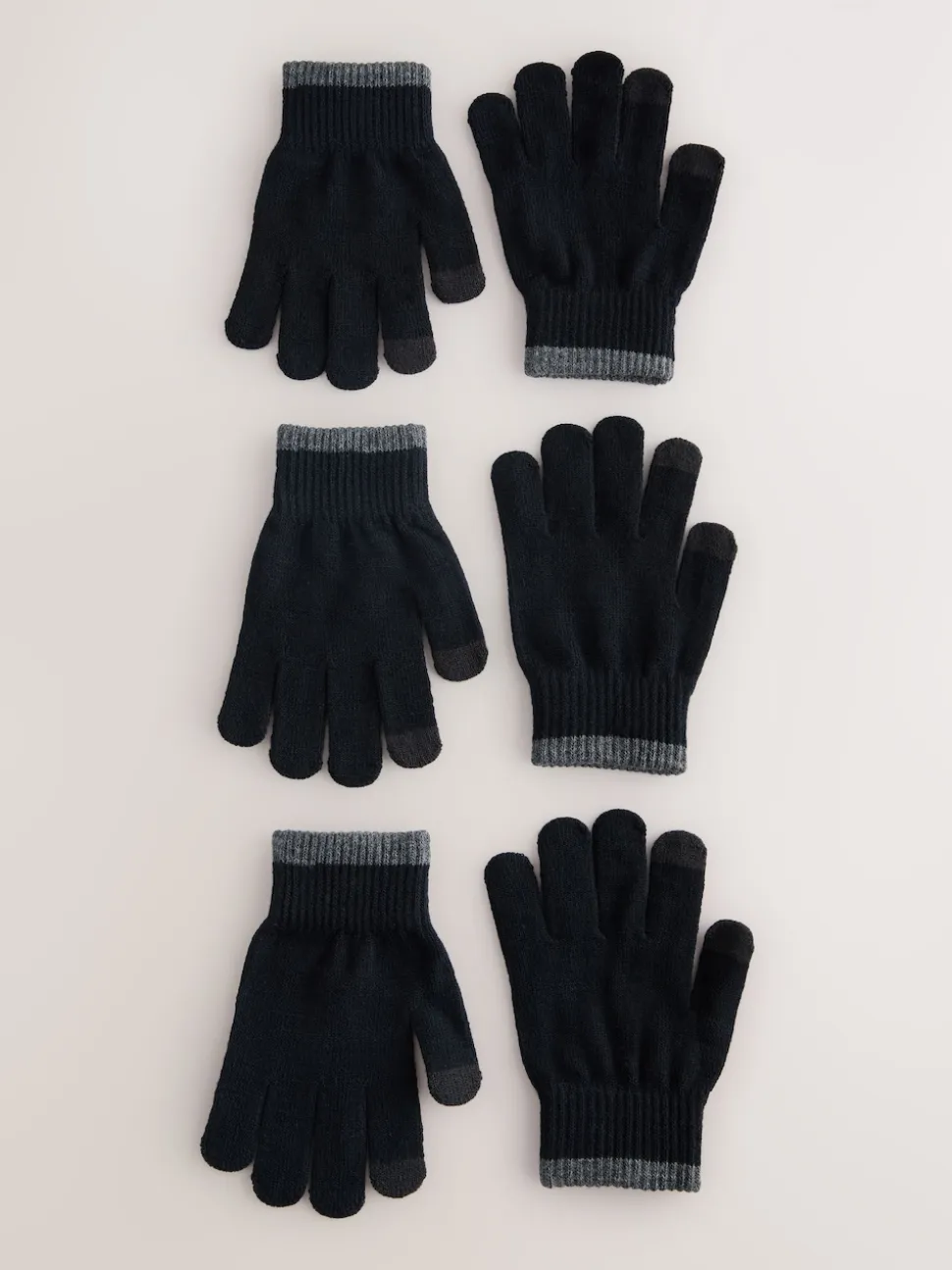 Noir - Magic Gants 3 paquets (3-16ans)