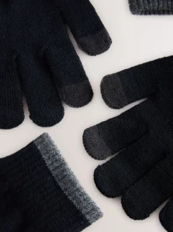 Noir - Magic Gants 3 paquets (3-16ans)