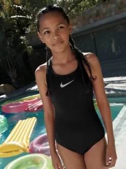 Noir - Maillot de bain Nike Essential dos nageur