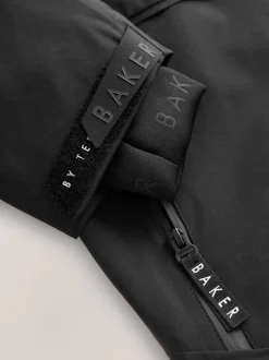 Noir - Manteau Baker by Ted Baker doublé en polaire imperméable