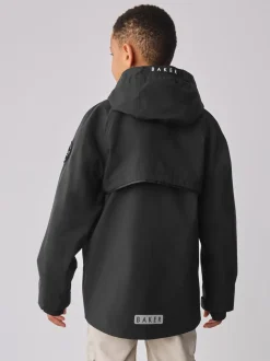 Noir - Manteau Baker by Ted Baker doublé en polaire imperméable