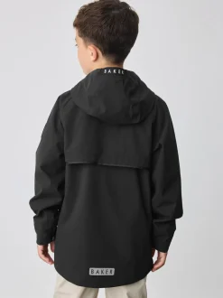 Noir - Manteau Baker by Ted Baker doublé en polaire imperméable