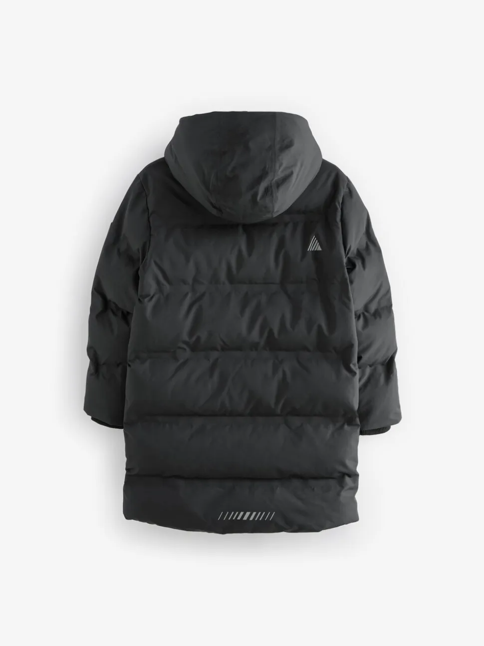 Noir - Manteau bouffant long imperméable doublé de polaire (3-17yrs)