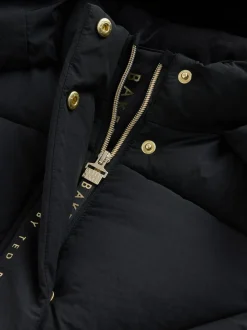 Noir - Manteau matelassé long imperméable Baker by Ted Baker fille